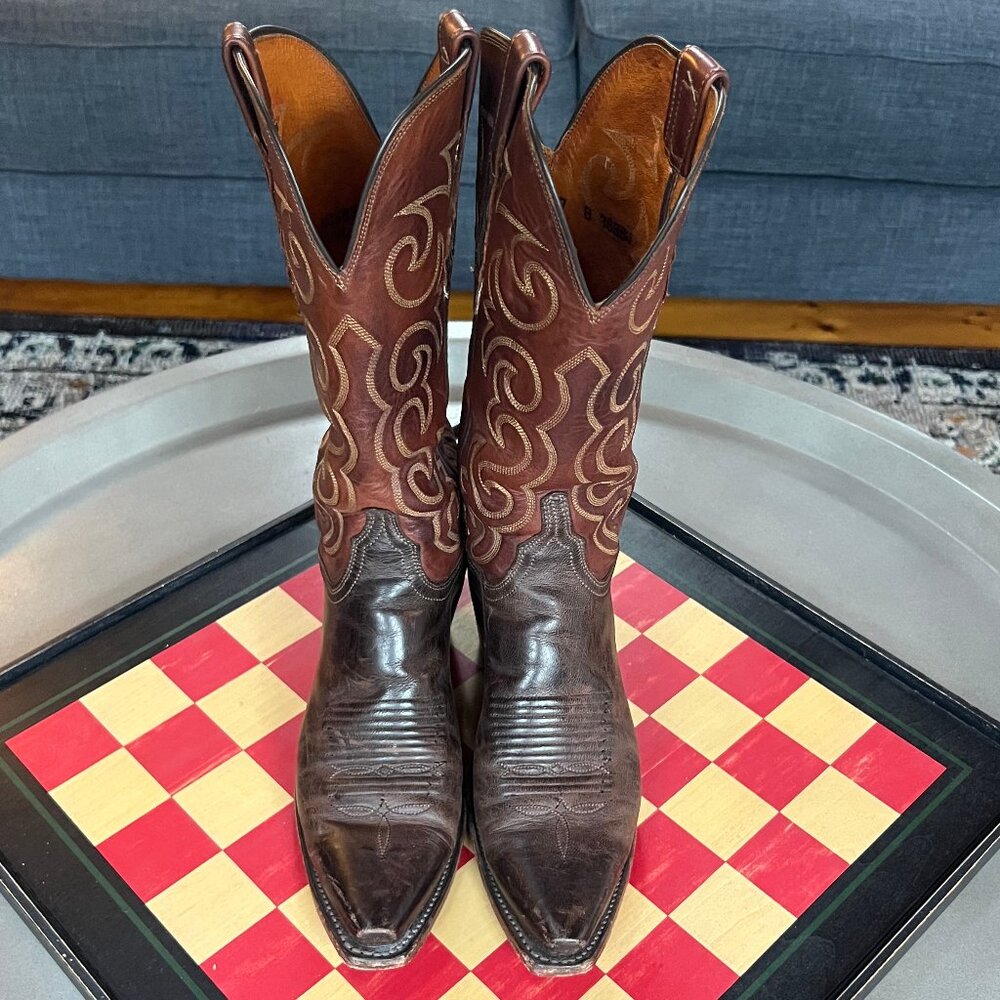 Lucchese Handmade Cowboy Boots 7 B - Picture 6 of 11